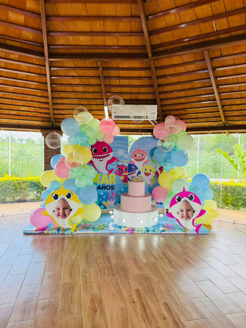 Centros de mesa florales para boda.